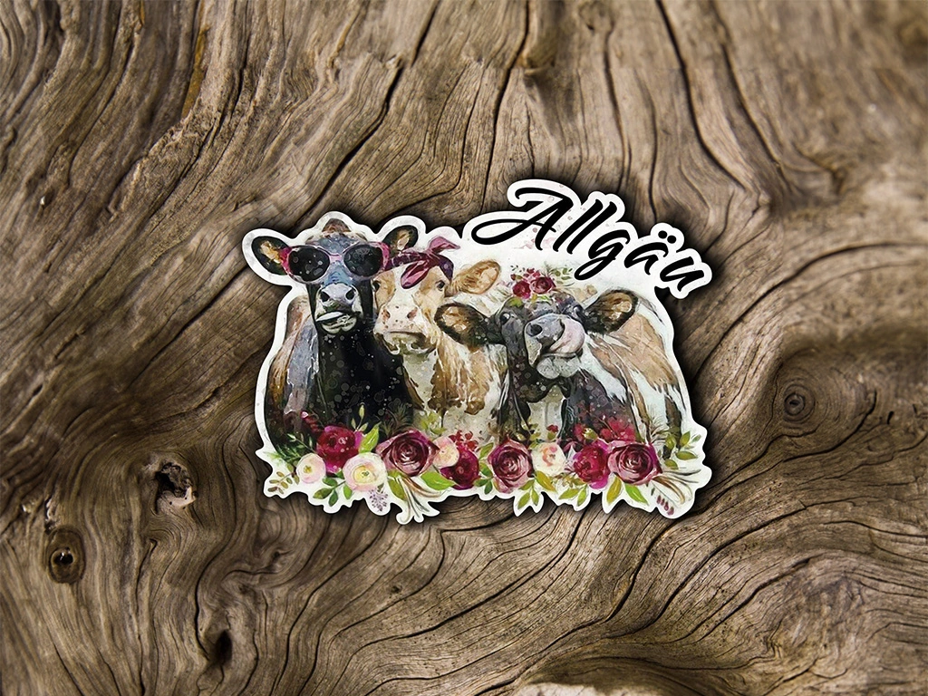 Memini Design Allgau Holz Laserschnitt - Kühlschrankmagnet