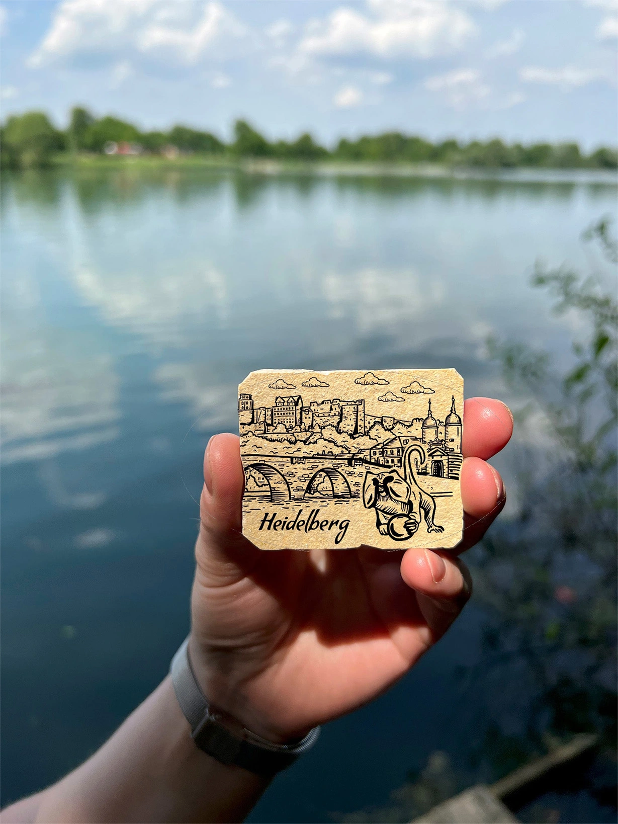 Memini Design Heidelberg Kühlschrankmagnet