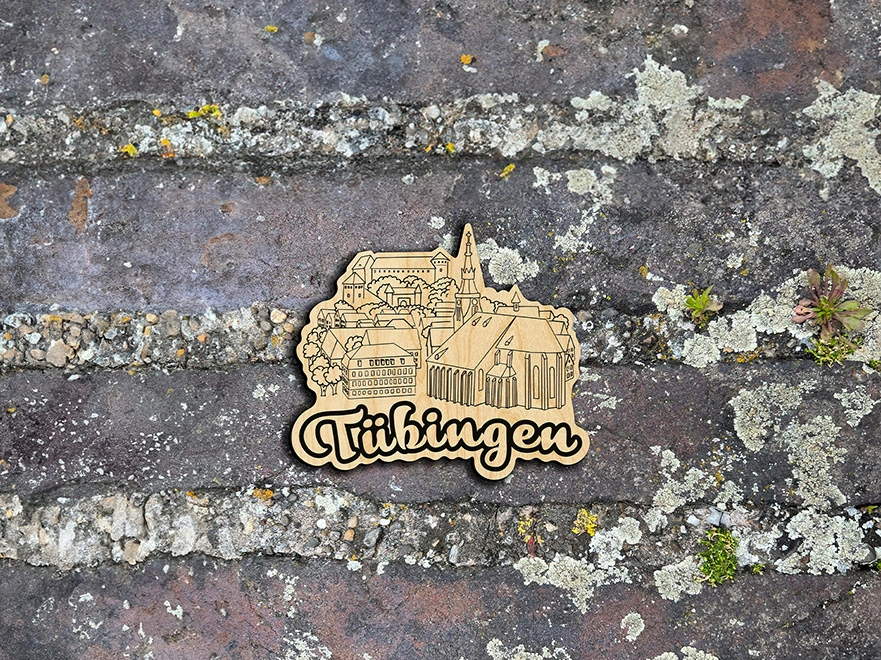 Memini design Tübingen Laserschnitt - Kühlschrankmagnet